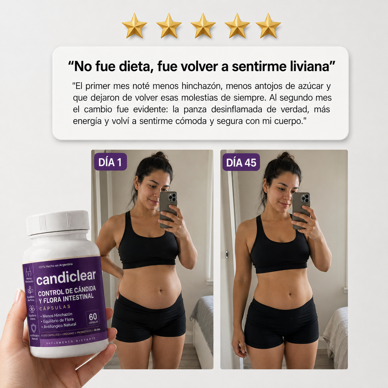 CANDICLEAR® — Volvé a sentirte cómoda en tu cuerpo