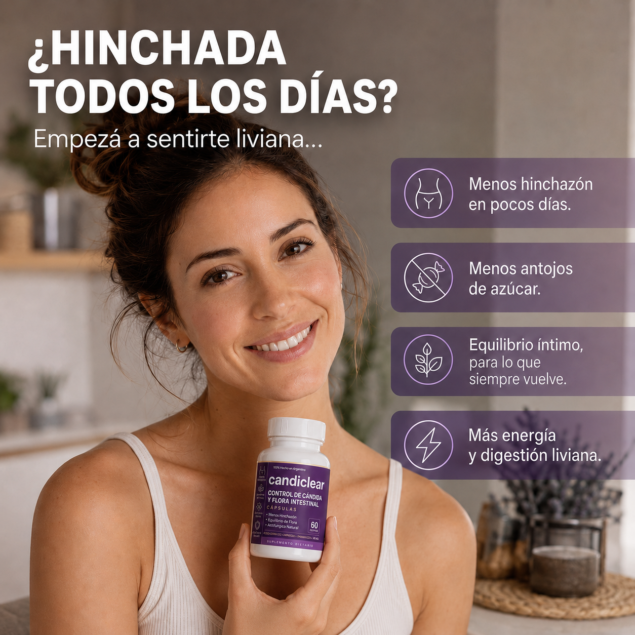 CANDICLEAR® — Volvé a sentirte cómoda en tu cuerpo